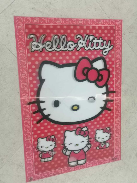 Hello Kitty - 3D Poster Lenticular - 47x67cm efeito 3D
