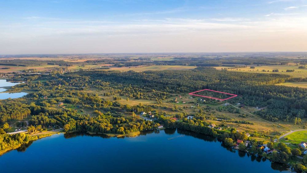Działka nad jeziorem pod lasem - Kownatki - Widok 2