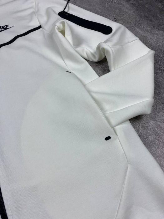 Кофта Nike Tech Fleece/кофта найк теч фліс біла/nike теч fleece