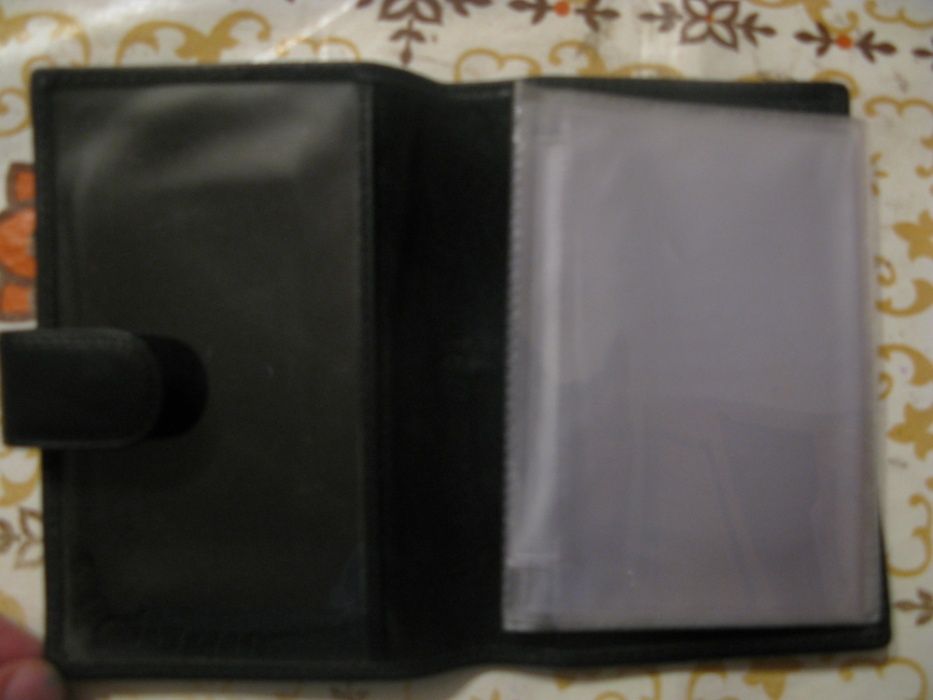 Визитница натуральная кожа