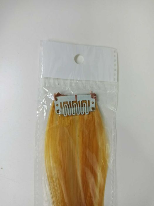 Набор 3 шт Пряди волос на заколках , тресс для наращивания, канекалон