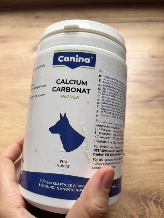 Suplement dla psa CANINA Węglan wapnia