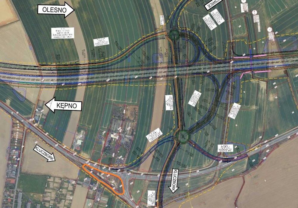 Gotowa działka pod Twoją inwestycję - 3385m² - Kluczbork przy trasie 11