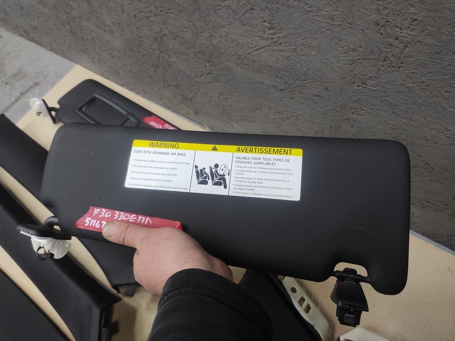 Черный потолок БМВ Ф30 330е Hybrid Разборка BMW HELP