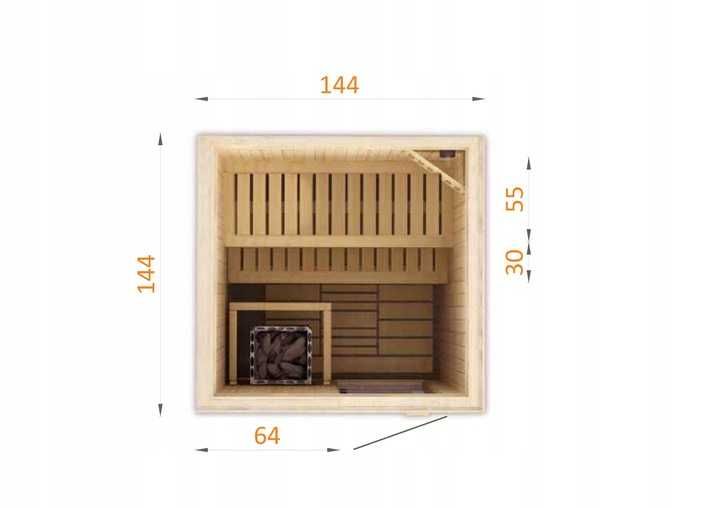 Mała Sauna Fińska Do Domu nr. 1515W0