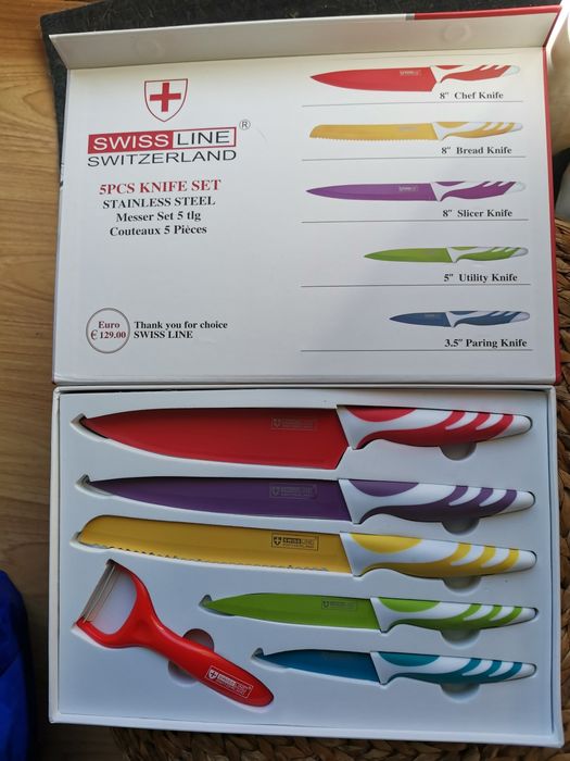 Conjunto de facas de qualidade Swiss line