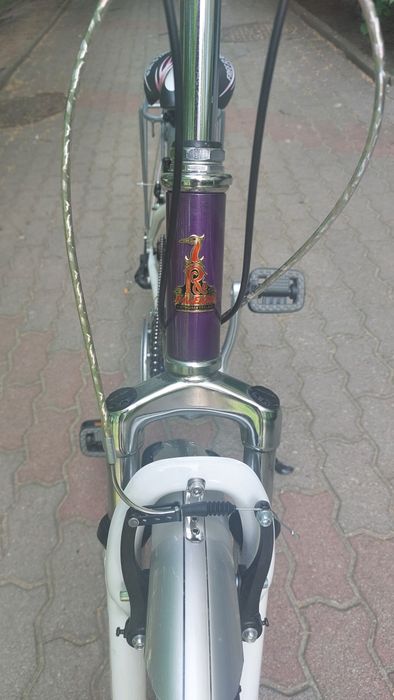 Rower Raleigh 24 cale fioletowo-biały