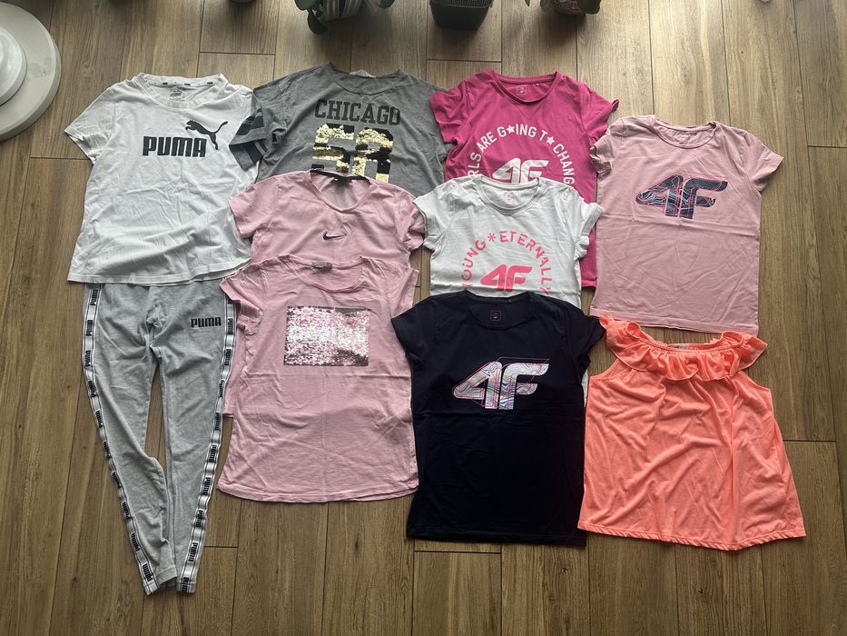 Paka ubrań adidas 4f puma h&m nike rozm 158 stan bdb