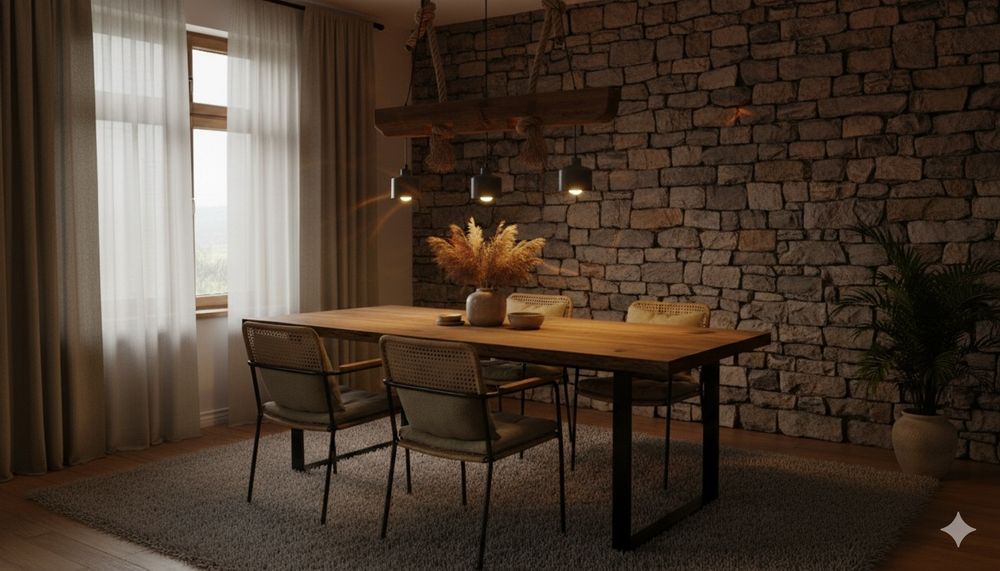 Rustykalna Lampa ze Starej Belki // LOFT