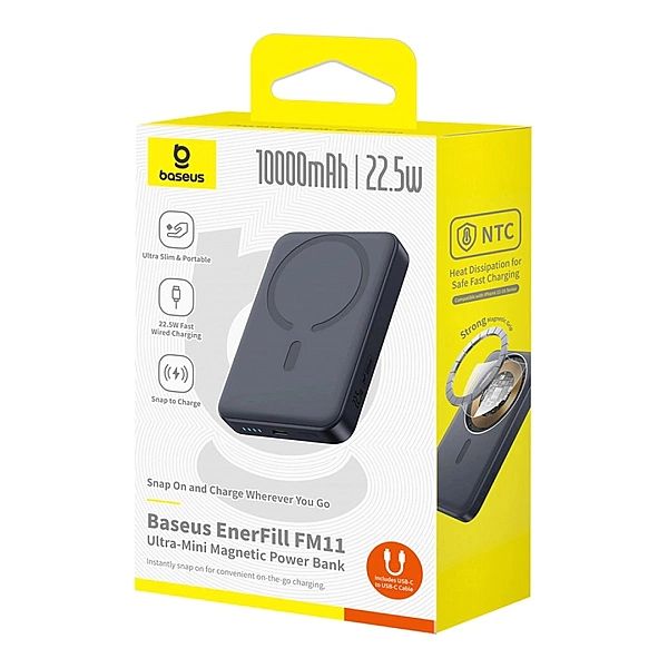 Powerbank Baseus EnerFill FM11 Ultra-Mini 10000mAh 22,5W kompatybilny