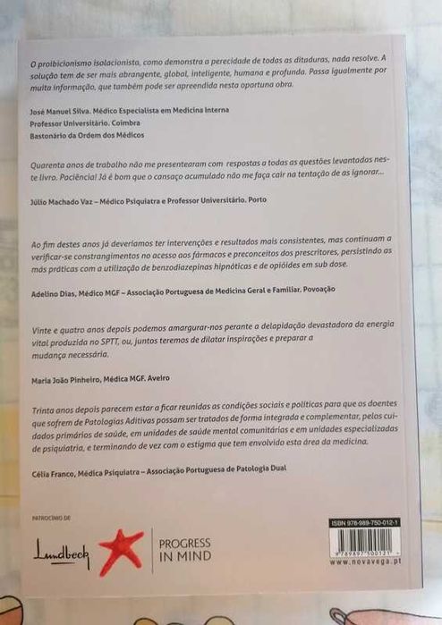 Livro Psiquiatria "Políticas e Dependências" Luís Patrício (Drogas)