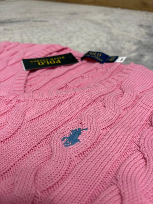 Malha feminina rosa Ralph Lauren