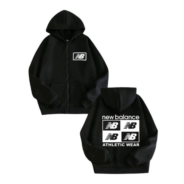 Зип-Худи New Balance Logo унисекс нью беленс толстовка кофта NB Лонг