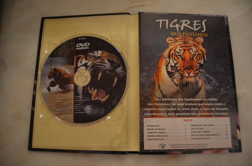 DVD original "Tigres dos Pântanos"