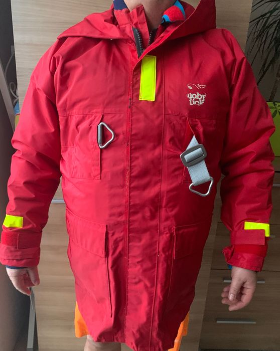 Kurtka wędkarska wypornościowa asekuracyjna XL Mobi Dick pas ratunkowy