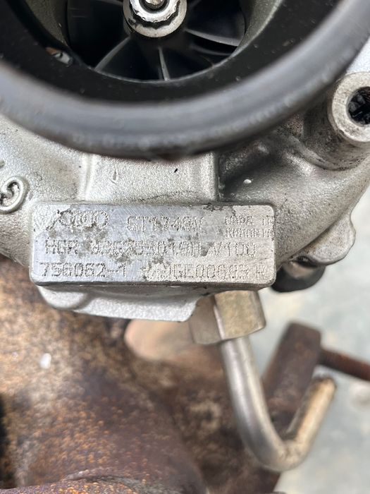 Турбіна 2.0 tdi BKP пассат б6 дизель 103 квт 140 кс