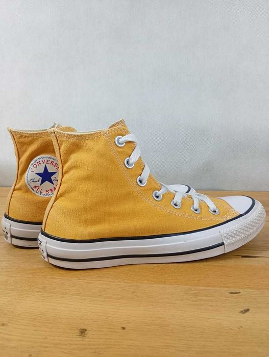 Converse, Chuck Taylor All Star, High, rampki, żółte, rozmiar 37