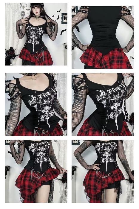 Топ готика темная Лолита 6 видов цены в описании