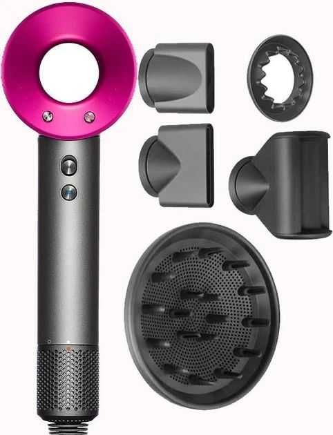 Фен Super Hair Dryer Dyson, 5 насадок