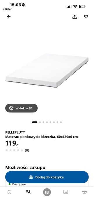 Łóżeczko plus przewijak