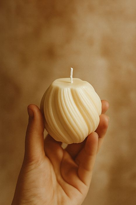 Свічка “Спіраль” – витонченість у кожній лінії