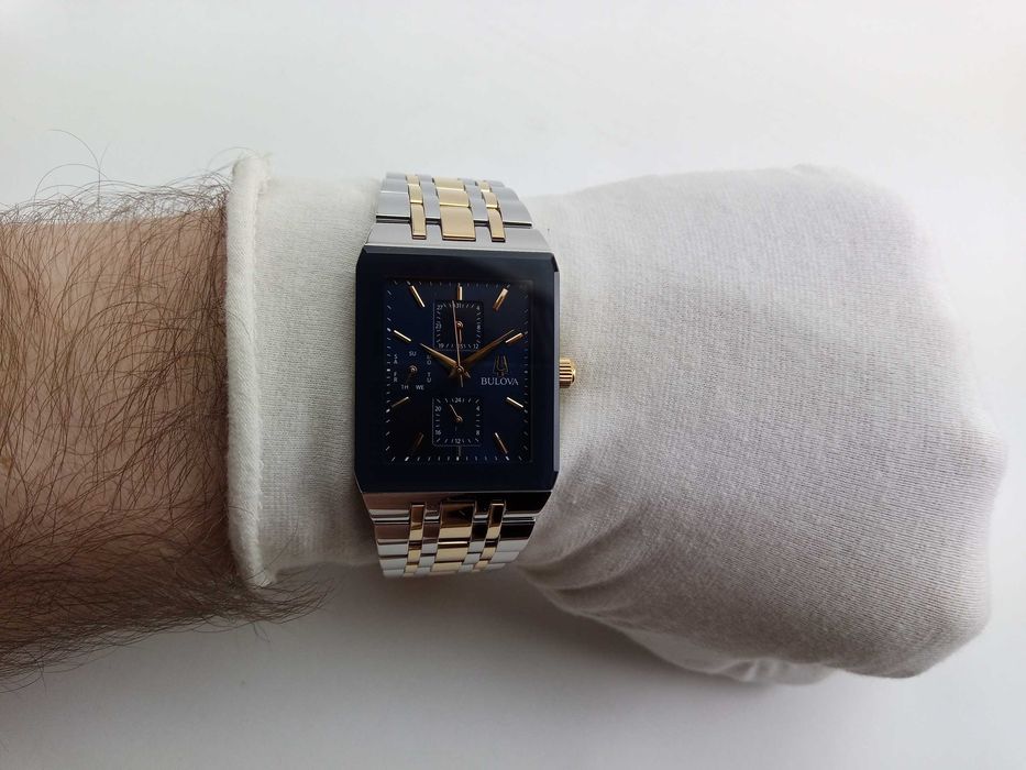 Роскошные мужские часы BULOVA 98C150 с календарем, чоловічий годинник