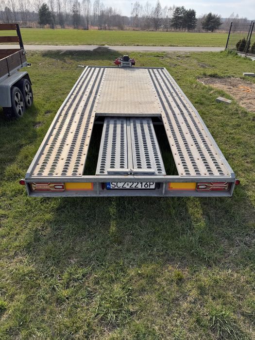 Przyczepa laweta Widpol DMC 2500 Kg, wyciagarka 5x2,1