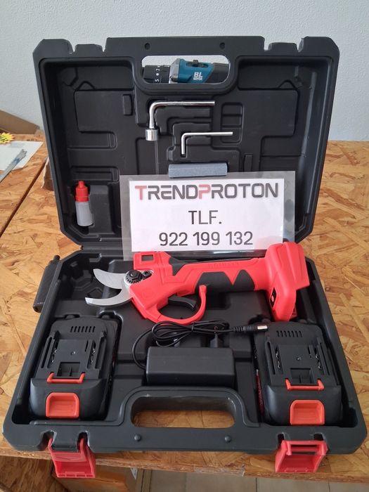 Tesoura de Poda a Bateria c/ Display