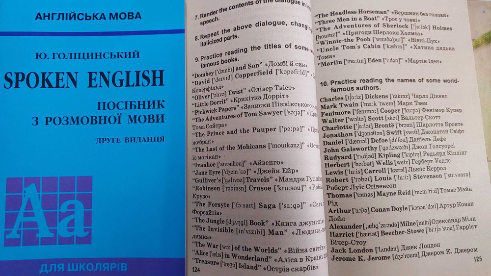 Посібник з розмовної англійської мови SPOKEN ENGLISH Голіцинський Ю.