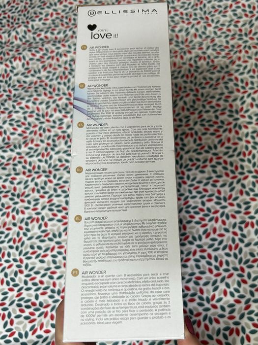 Modelador de cabelo BELLISSIMA 8 em 1 G20 1100