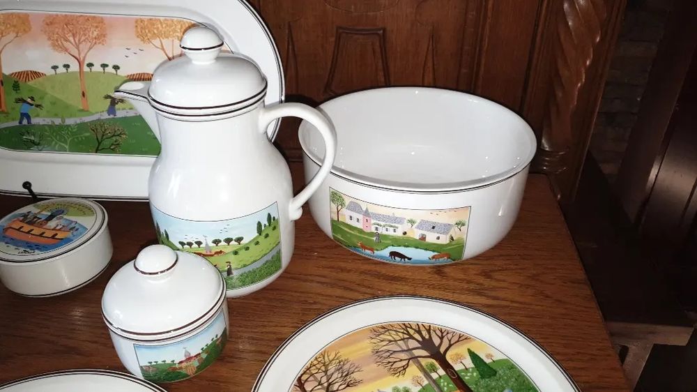 Гарний сервіз Villeroy&Boch Naif. Поштучно та сервізом.