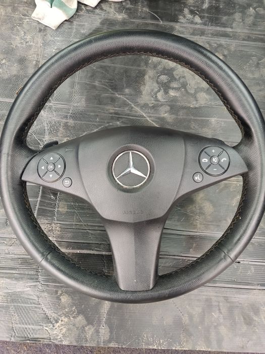 Kierownica Mercedes w204 ŁOPATKI Kompletna stan bdb C-class X204