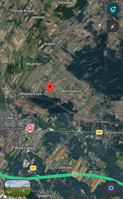 Dzialka budowlana 1450m² wronowice, prad na dzialce,  REZERWACJA