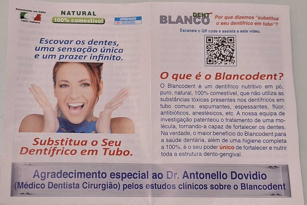 Dentífrico concentrado micronizado revolução para dentes brancos