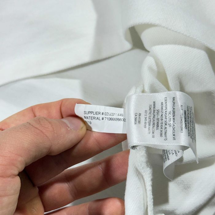 Біла Футболка Поло Ральф Polo Ralph Lauren Custom Slim Fit, розмір XXL