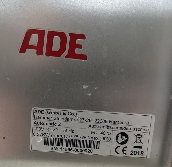 Автоматичний слайсер ADE automatic Z.