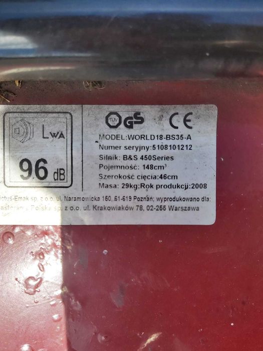 Kosiarka spalinowa WORLDI8-BS535-A