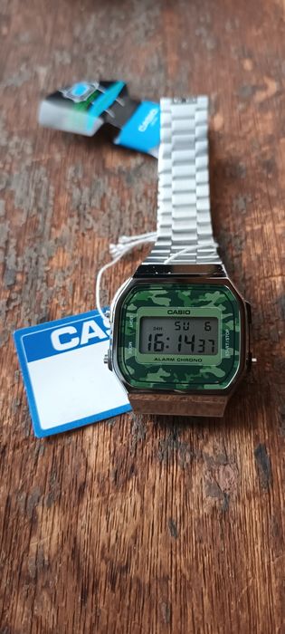 Casio A168W Camuflado Verde Tropa