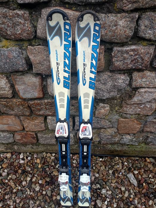 Narty zjazdowe dla dzieci Blizzard 120 cm z wiązaniami