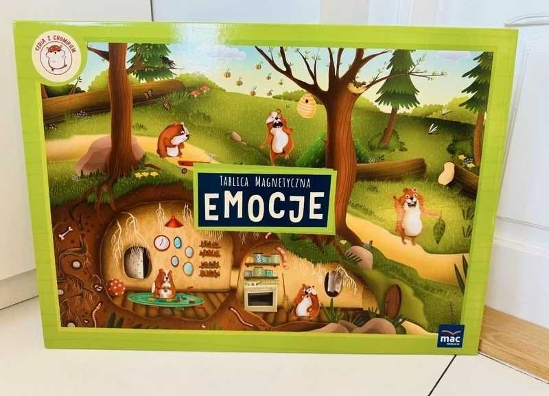 Emocje tablica magnetyczna MAC edukacyjna plansza przedszkole szkoła TUS psychologia