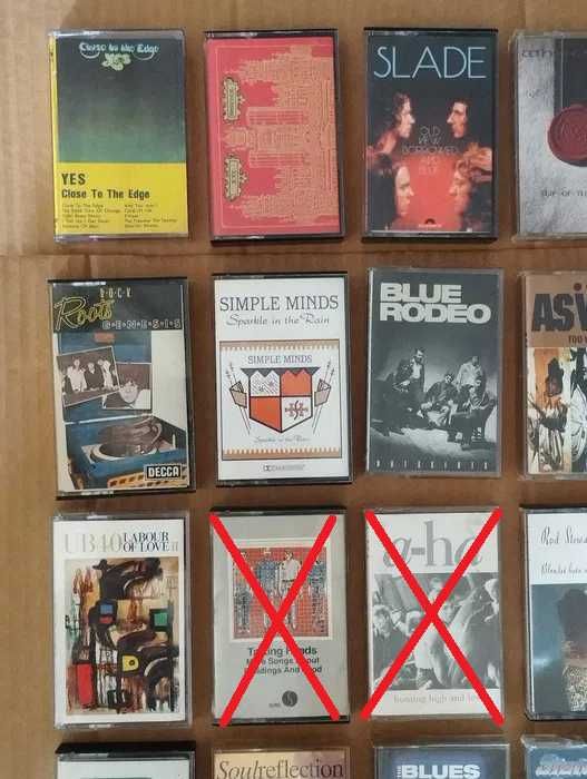 Várias Cassetes Antigas Internacionais #C01L03