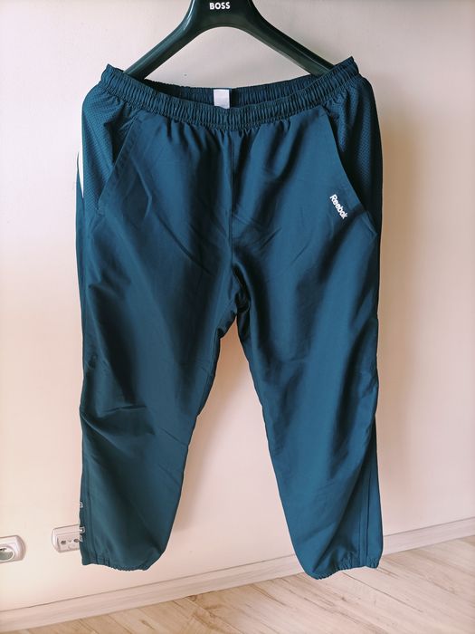 Spodnie sportowe męskie Reebok,granatowe,rozm L,