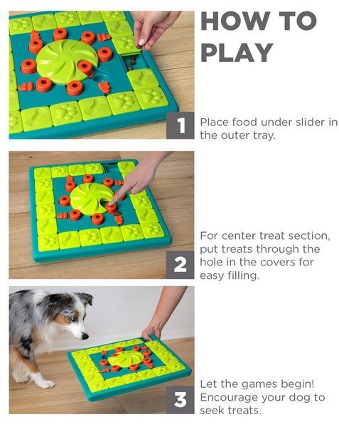 Węchowa gra edukacyjna dla psa łamigłówka na przysmaki Multipuzzle 4