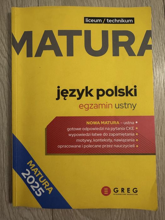 Język Polski egzamin ustny - Matura