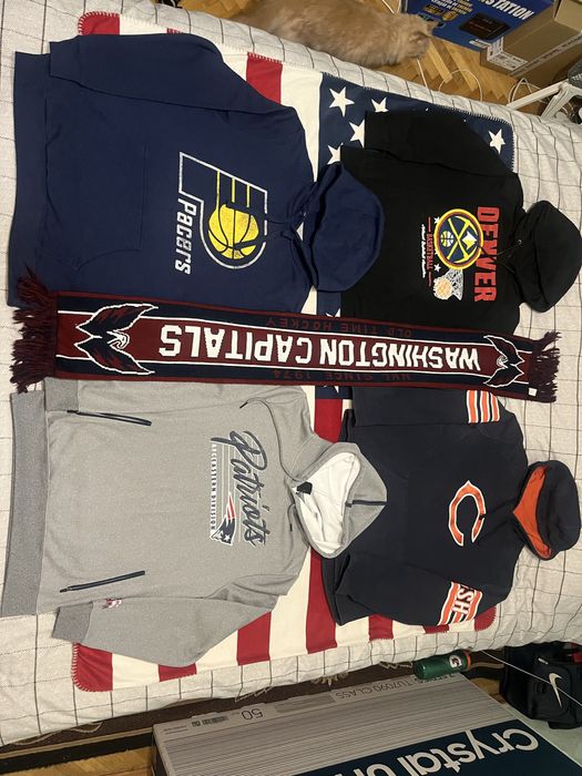 Кофты NBA,NHL ,NFL,Pacers,Nuggets