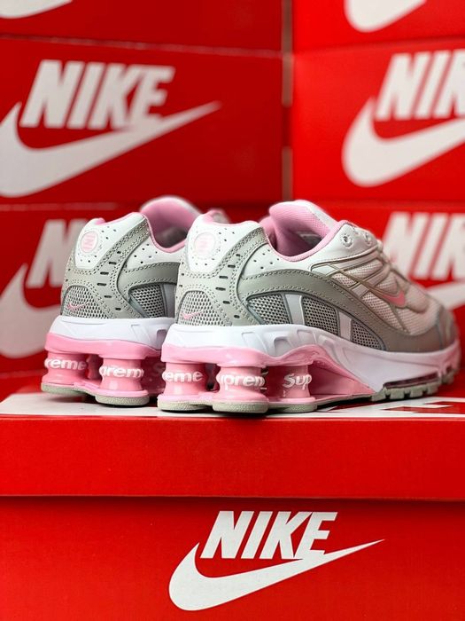 Nike Shox TL x Supreme Grey Pink