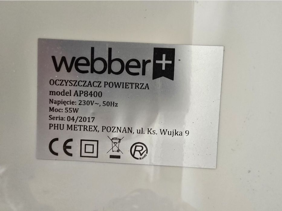 Oczyszczacz powietrza Webber AP8400