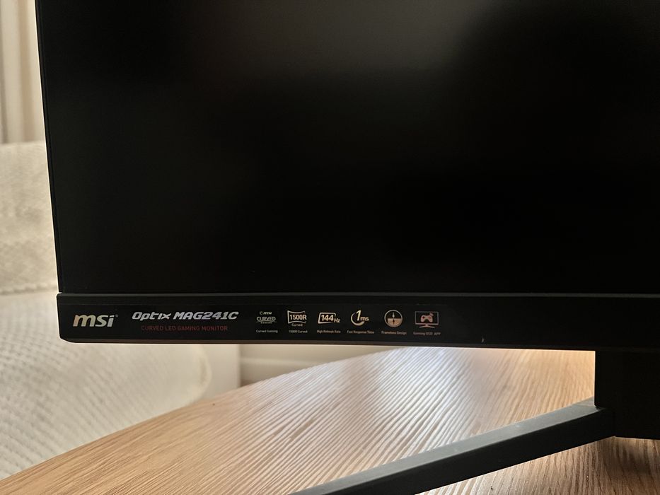 Monitor MSI Optix MAG241C Curved czarny Szczecin Centrum • OLX.pl