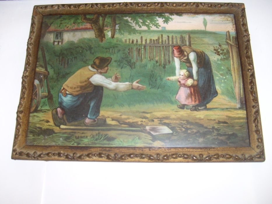 Obrazki. Obraz(ek) w ramce z roku 1901. Starocie