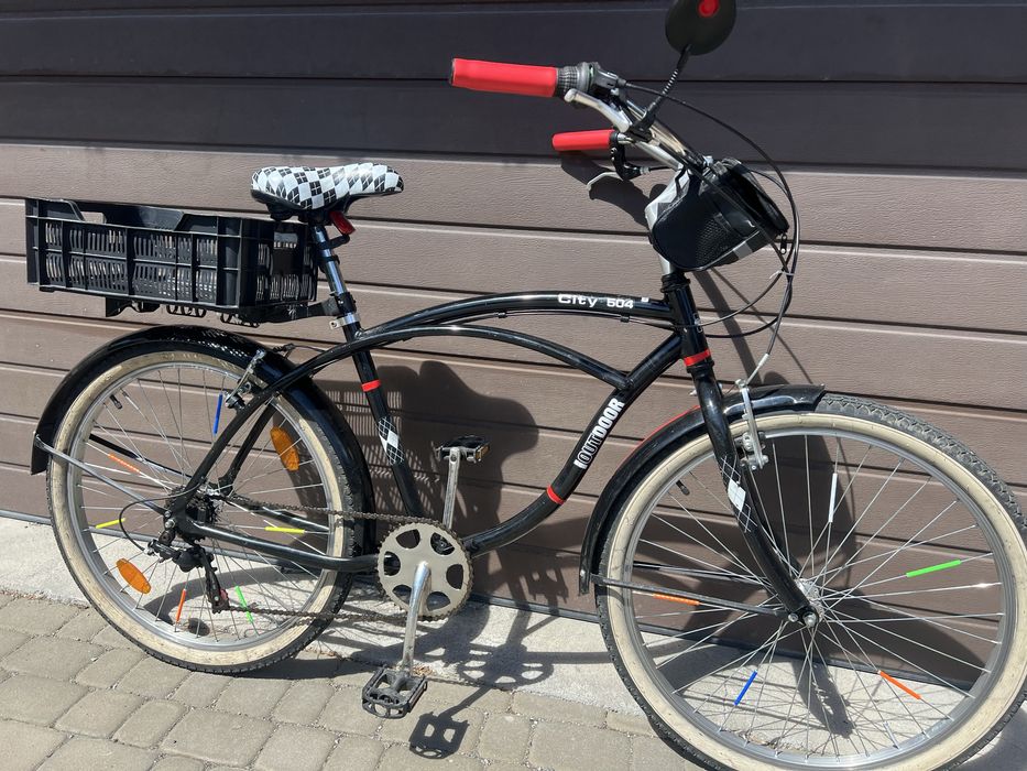 Rower Miejski Damski/Męski Crusier 26 Alu|Lekki|6Bieg|Doinwestowany